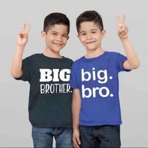 Toddler Boys Unordinary Toddler Big Bro Gender Reveal Tee Shirt - Sz 4T